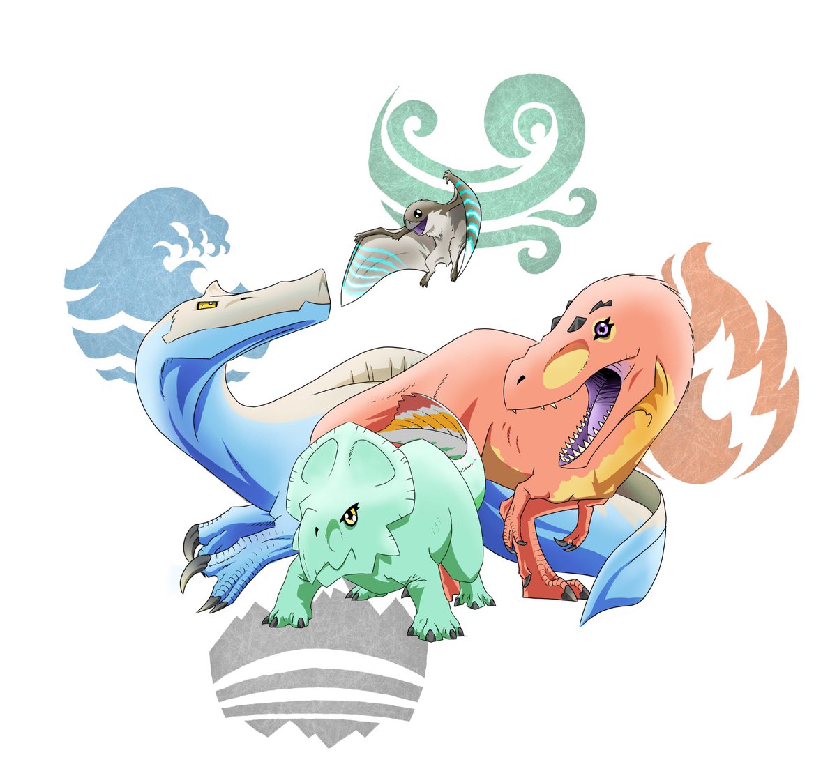 EarthSwordTCG's tweet photo. Who's your starter? https://t.co/wUg0Xoyn8E