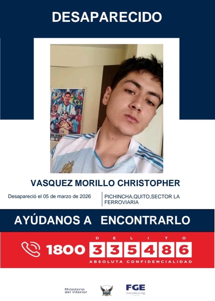 RT por favor 🙏🏼🙏🏼🙏🏼
Que sea encontrado sano y salvo!