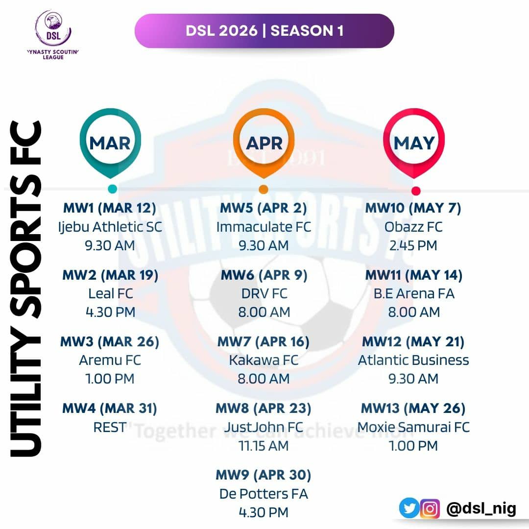 Utility Sports FC tweet media