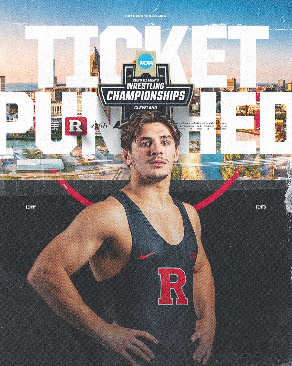 CLEVELAND BOUND!

174 | (11) Lenny Pinto returns to the <a href="/NCAAWrestling/">NCAA Men's Wrestling</a> Championships for the fourth time in his career courtesy of a 9-4 decision over (12) Luke Condon (WIS)!

#RelentlessPursuit | #GoRU