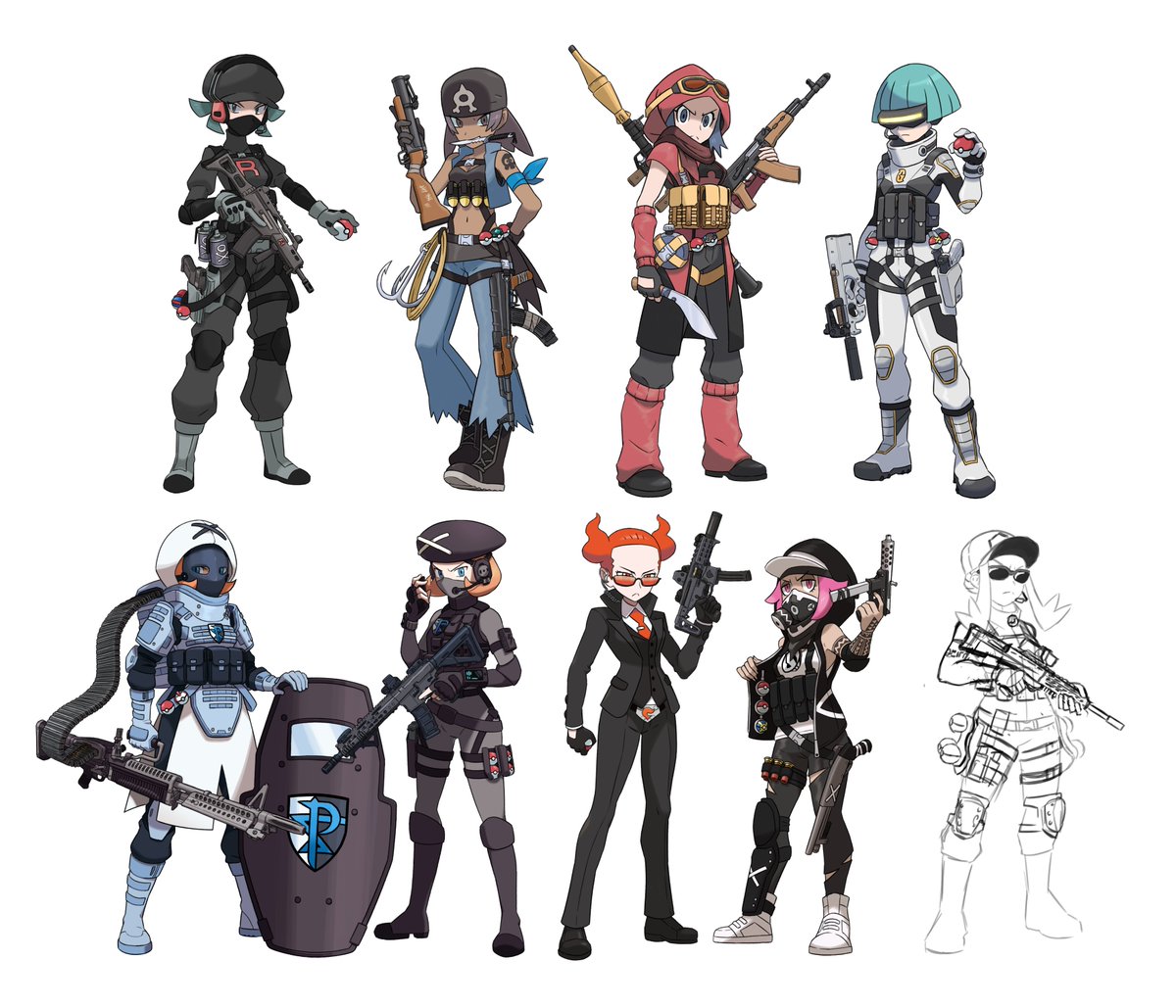 TheGraffitiSoul's tweet image. those who have been following me for a long time know that before Pokopia and even before Palworld, I had a very different and silly idea for a post-apocalyptic pokemon world