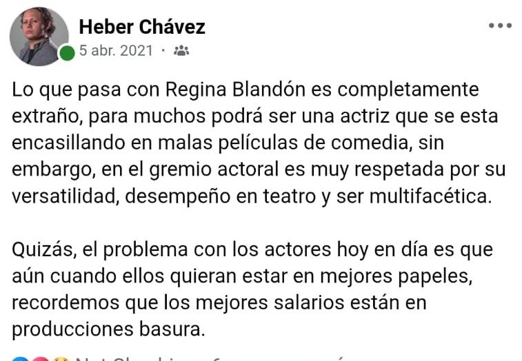 heberfch's tweet photo. @Ratita_Bebe @ReginaBlandon Una vez publiqué algo al respecto, también ten en cuenta que el cine de autor tiene mucho estereotipos sobre el mexicano y la mayoría de los directores mexicanos no saben dirigir actores, por eso rara vez escogen buenos actores. https://t.co/pvjzlyc9FK