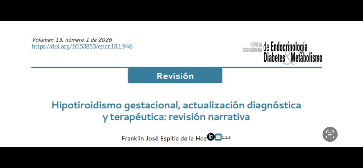 2026Hipotiroidismo gestacional, actualización diagnóstica y terapéutica