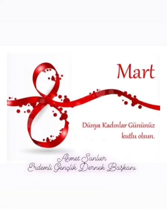 Sevgiyi ,merhameti ve fedekarlığı temsil eden kadınlar Toplumların inşasında en en önemli görevleri üstlenmektedir, alın terleri ve sevgiyle bügünümüzü ve yarınlarımızı inşa eden başta şehit kadınlar, şehit Anneleri ve tüm kadınların, Dünya kadınlar Günü'nü tebrik ederim.