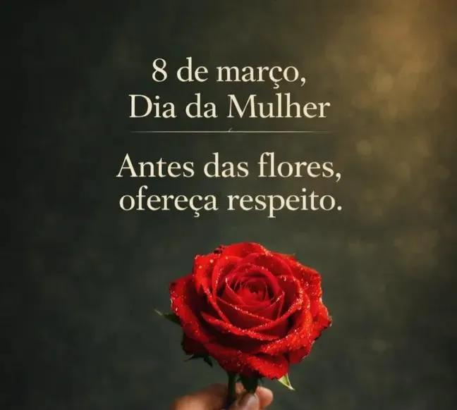 Feliz 8 de março.