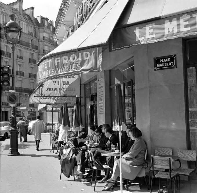 Willem van de Poll. Place Maubert, Paris 1965.