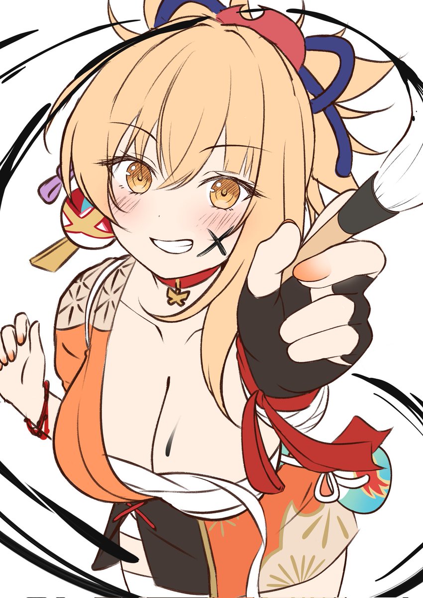 #このタグを見た人はラフ画とその完成絵を見せる 