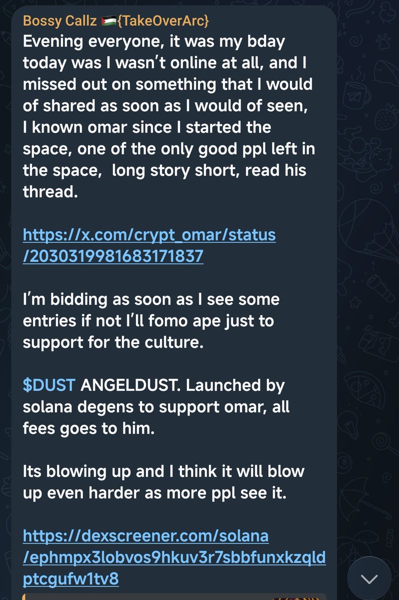 jupiter7x's tweet photo. Warning: Scam alert. Scammers Bossy and Omar @crypt_bossy @crypt_omar are pumping #AngelDust. Cz saw what these guys are up to and unfollowed them. They're going to dump on you, be careful. Scammer ca: 38JepT8P7N1AUS996QRqNLAewiPvFoNWxrPY7DR2pump https://t.co/lrrehcJtIZ