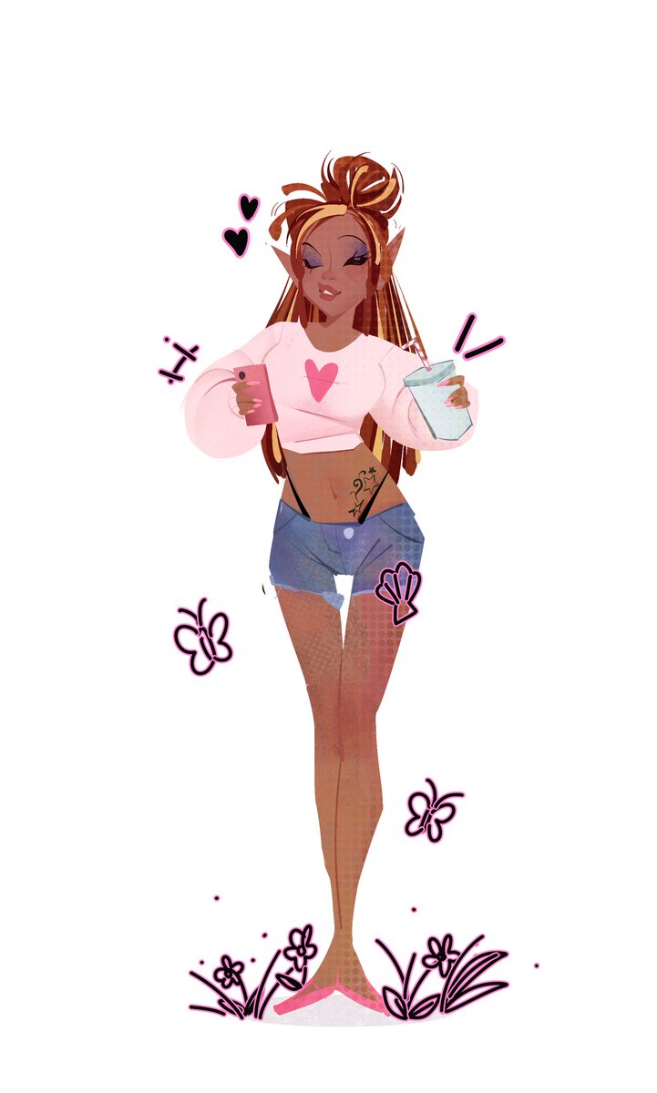 queermachinegun's tweet photo. Cute Elf sketch! 
-
-
#conceptart #art #fantasyart #doodle #visdev #conceptartist #yuri https://t.co/TDebyELja3