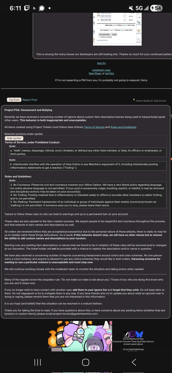 Alright which one of you stupid fucks did a racism on Gaia?