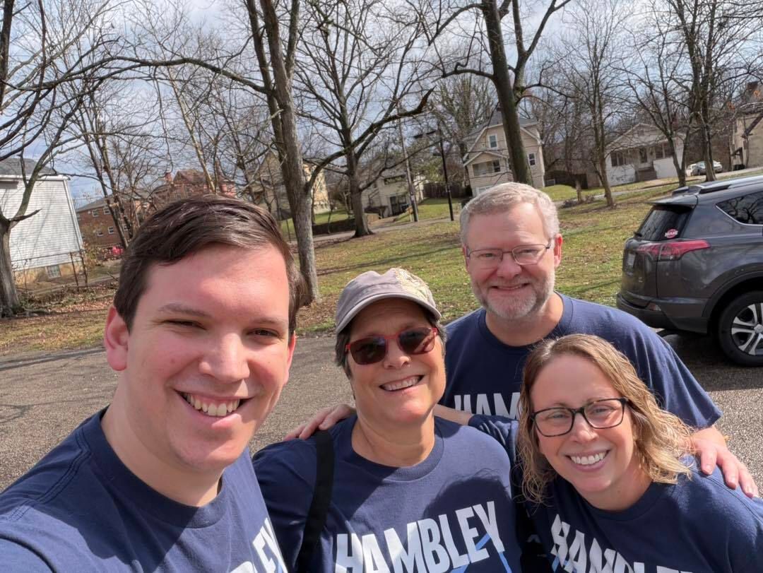 hambleyforohio's tweet photo. And we’re off! Thank you to our volunteers across #ohio for participating in our first #canvass launches! 🚀 We’re going to be knocking doors in every corner of the state and need your help. Sign up through the Google Form in my linktree! #hambleyforohio #careforohio https://t.co/ZPGAsmdrpH