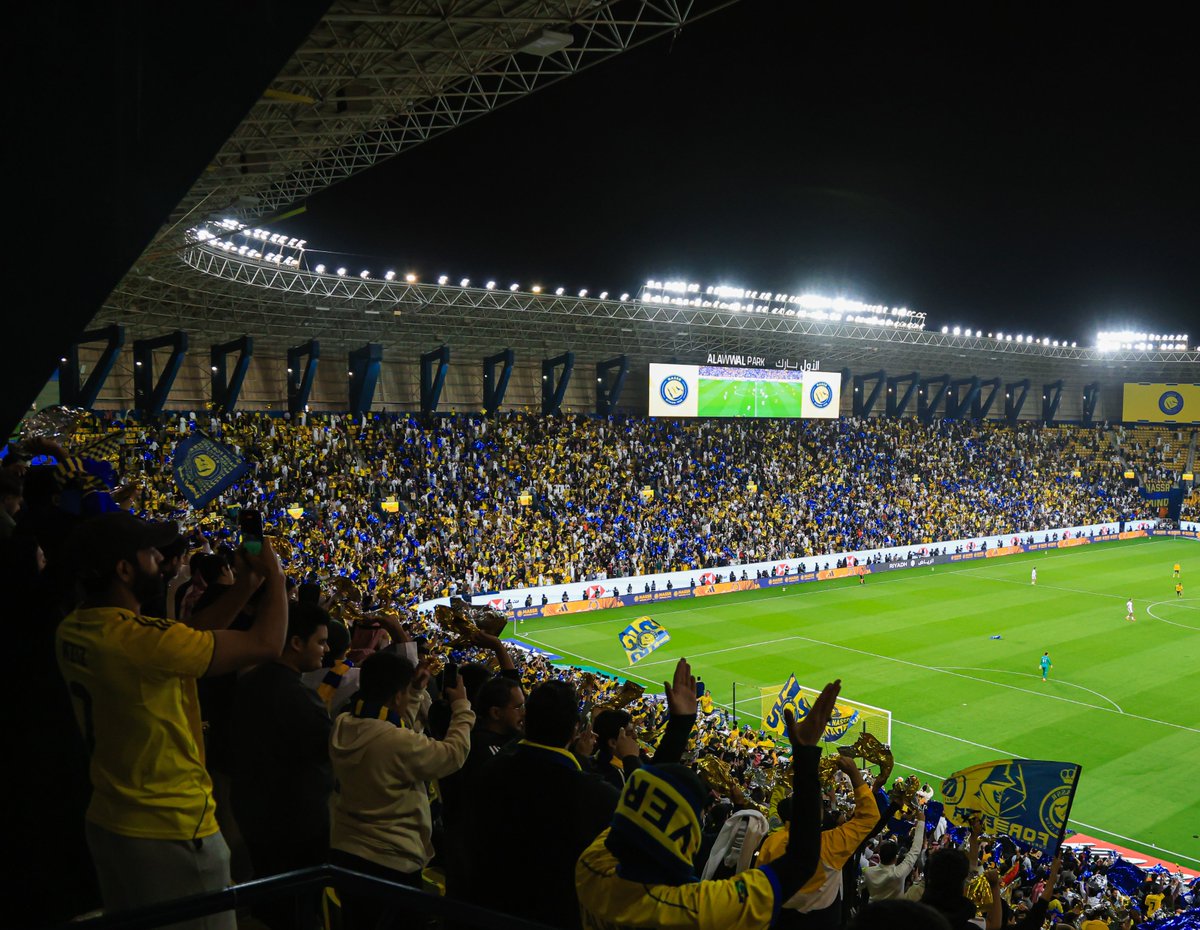 AlNassrFC's tweet photo. تسعـون دقيقـة .. كنتم فيها داعميـن و واثقيـن بنجومكم 🙏

بحضـوركم سنواصـل،
بحضـوركم سـنقـاتــل،
و بحضـوركم سنفـرح بإذن الله 💛 https://t.co/lAaAVb2dw2