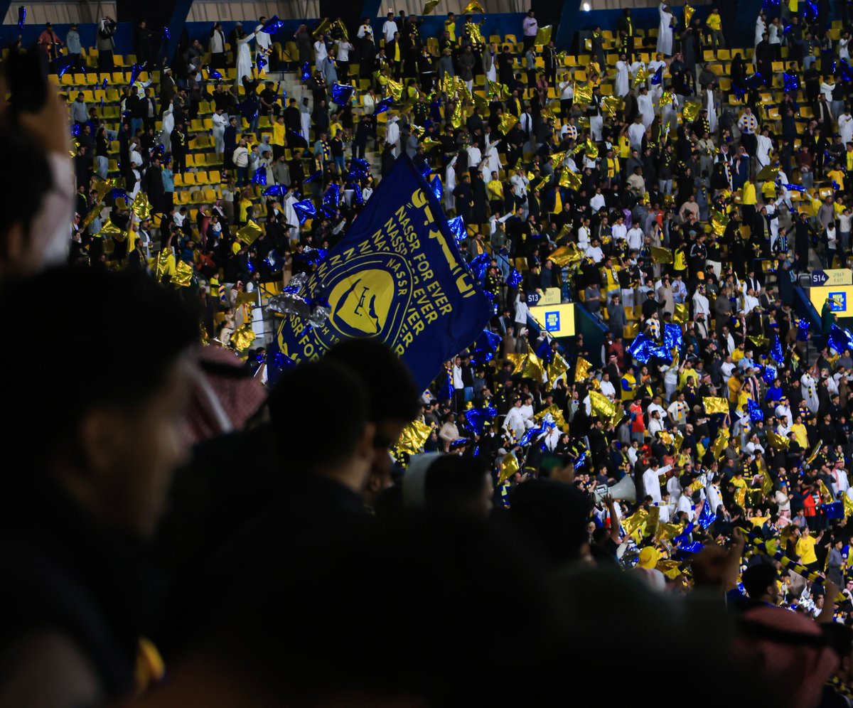 AlNassrFC's tweet photo. تسعـون دقيقـة .. كنتم فيها داعميـن و واثقيـن بنجومكم 🙏

بحضـوركم سنواصـل،
بحضـوركم سـنقـاتــل،
و بحضـوركم سنفـرح بإذن الله 💛 https://t.co/lAaAVb2dw2
