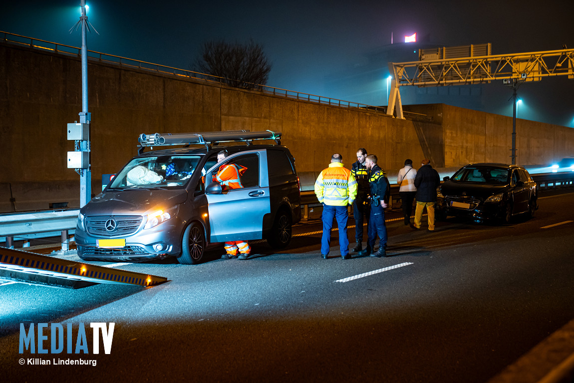 Ongeval op de A4 bij Pernis