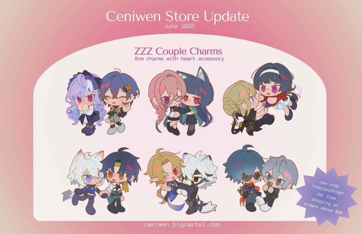 「Boop! ZZZ couple charms are also availab」|Ceni 🎐のイラスト
