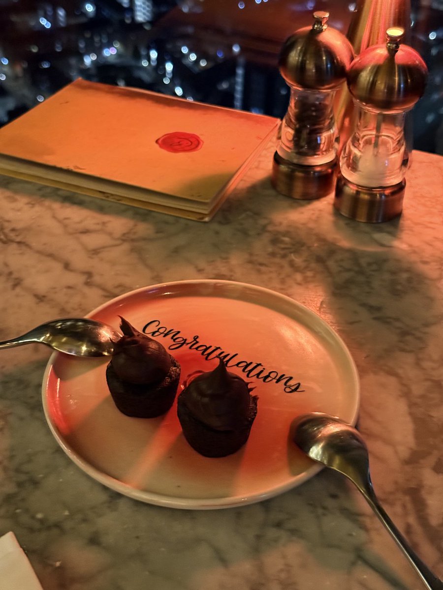 The city lights above and a festival of flavors ahead.🍝🌃