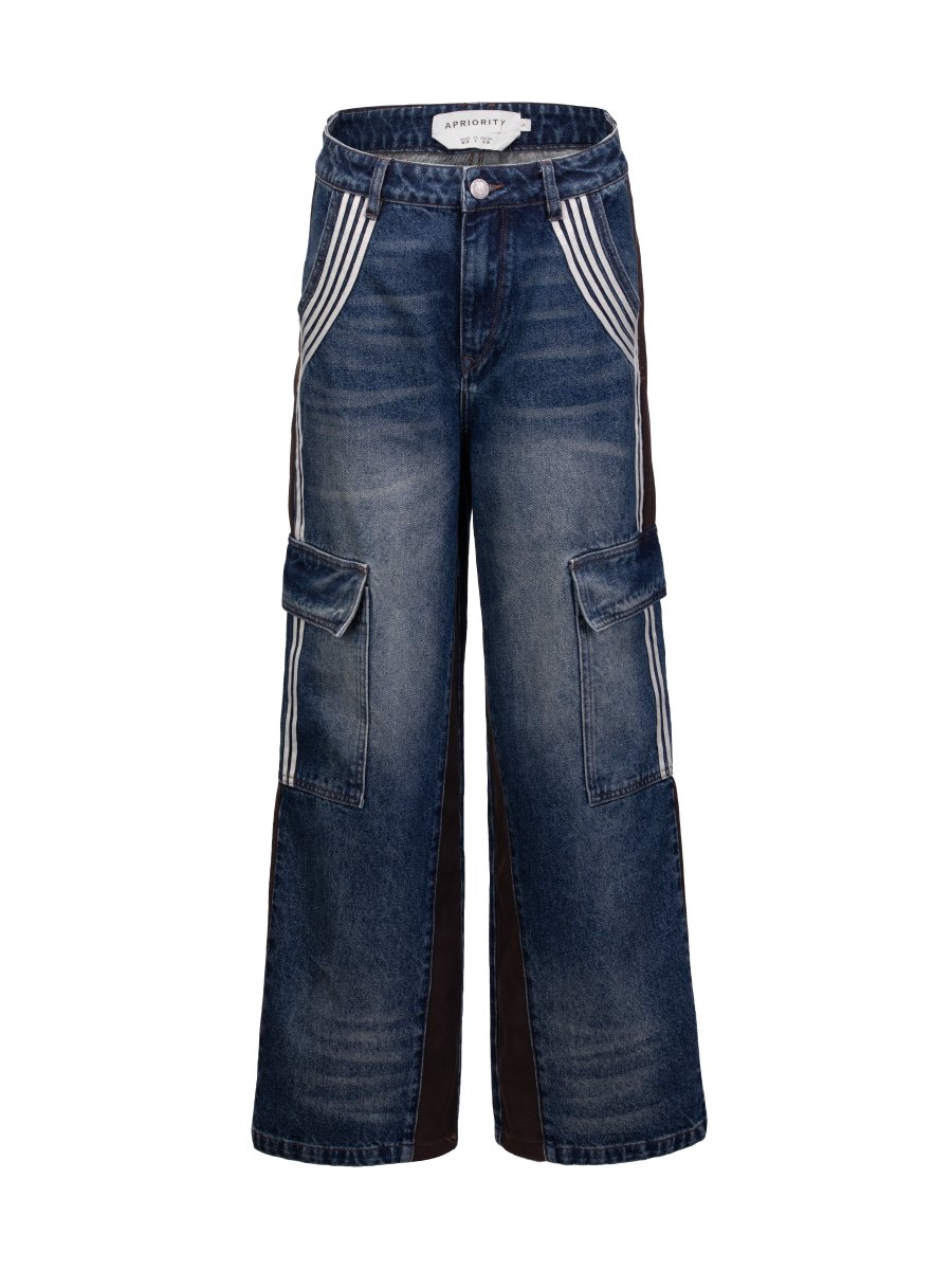 cpctofficial's tweet image. Striped Decorative Jeans
 
Line decorative design; large leg patch pockets. Custom metal buttons; YKK metal zipper; custom genuine leather patch. Denim wash technique; PU leather paneling design; pure cotton denim fabric.

#DecorativeDenim #PatchPockets #MixedMaterials