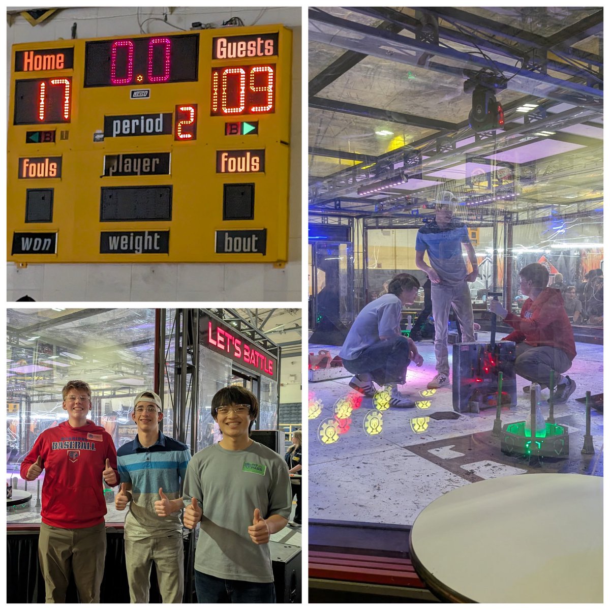 Curtsinger20's tweet photo. @EminenceSchools HS Robot Gladiators crush Jessamine 109-17 advancing to the State Championship April 25! Way to go Warriors! https://t.co/qblSVwfWpZ