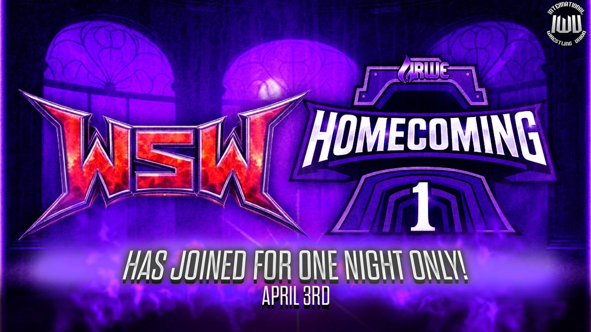 #IRWEHomecoming1 // FED ANNOUNCEMENT #3

<a href="/WSWOnRoblox/">World Series Wrestling</a> , an FORMER IWU and RWU Federation. ONE of the rising federations look to take their talent to HOMECOMING.

WHAT WILL THEY PROVE IN THE M&amp; T BANK STADIUM?

LIVE ON APRIL 3RD..

#IRWE2026