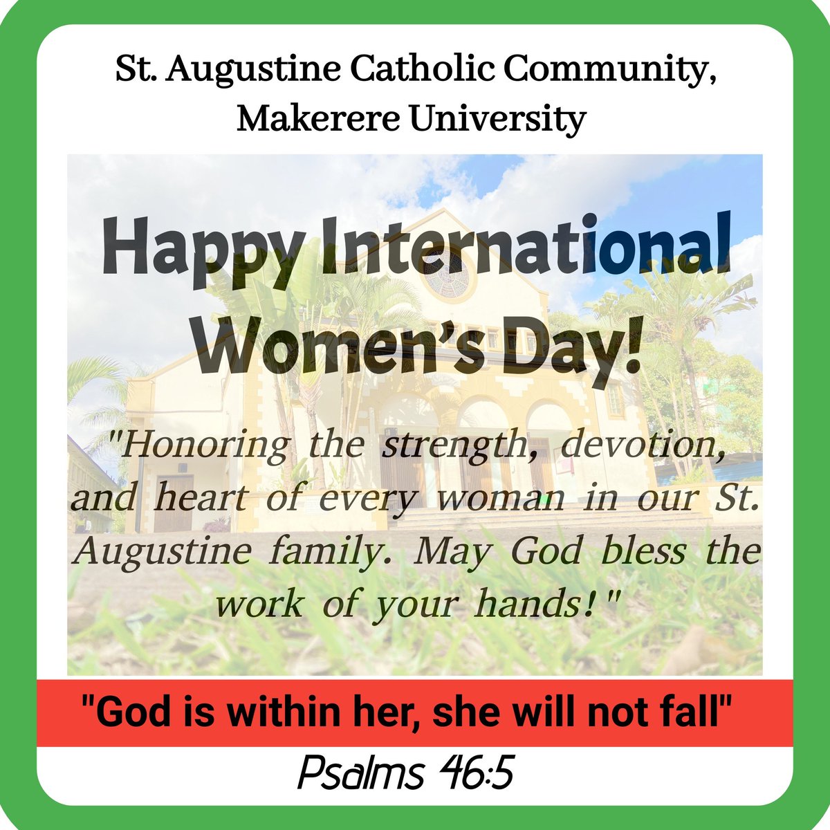 St. Augustine Catholic Community, Makerere tweet media