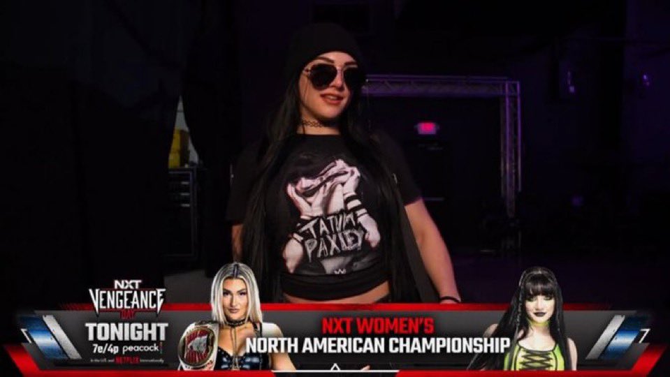 reigns_era's tweet photo. The next Women’s NA Champion has arrived.

 #VengeanceDay https://t.co/Y4RouDz8ze