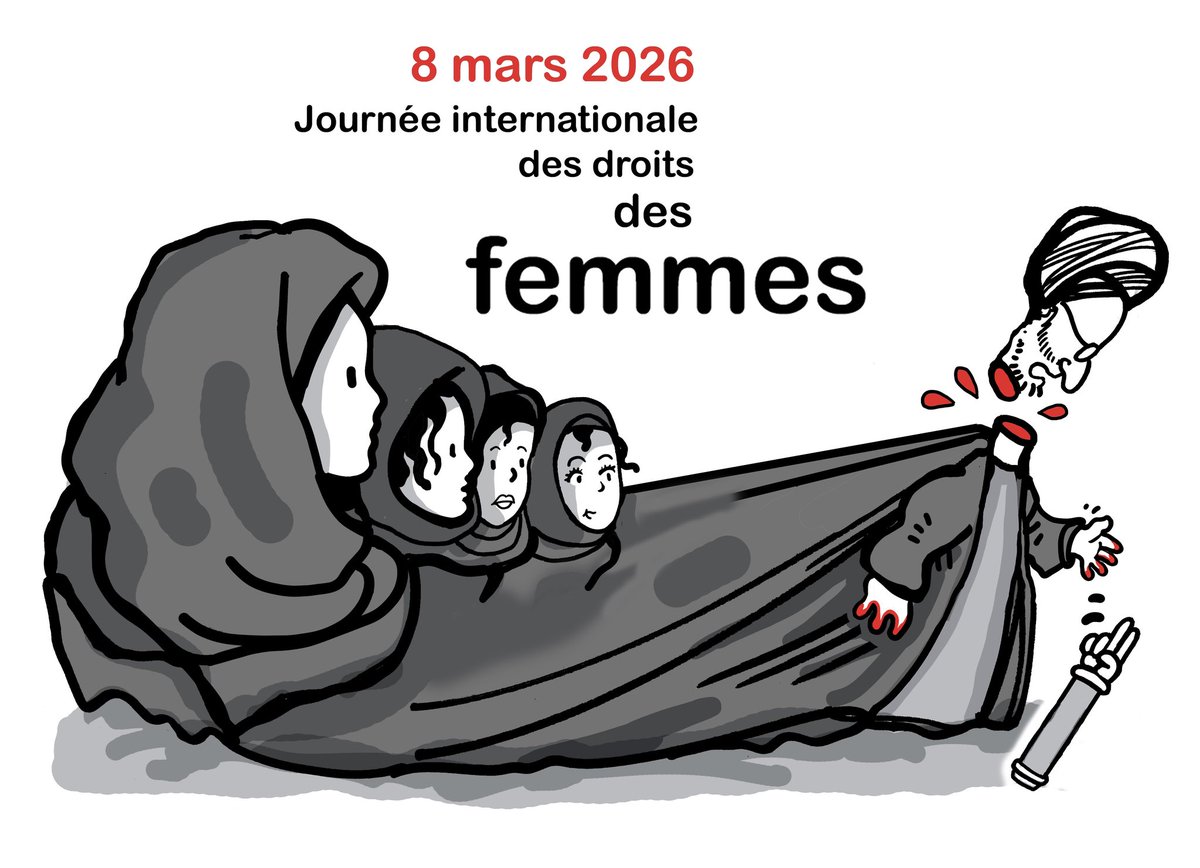 plantu's tweet photo. 8 mars 2026: Journée internationale des droits des femmes https://t.co/stUDZeZCs5