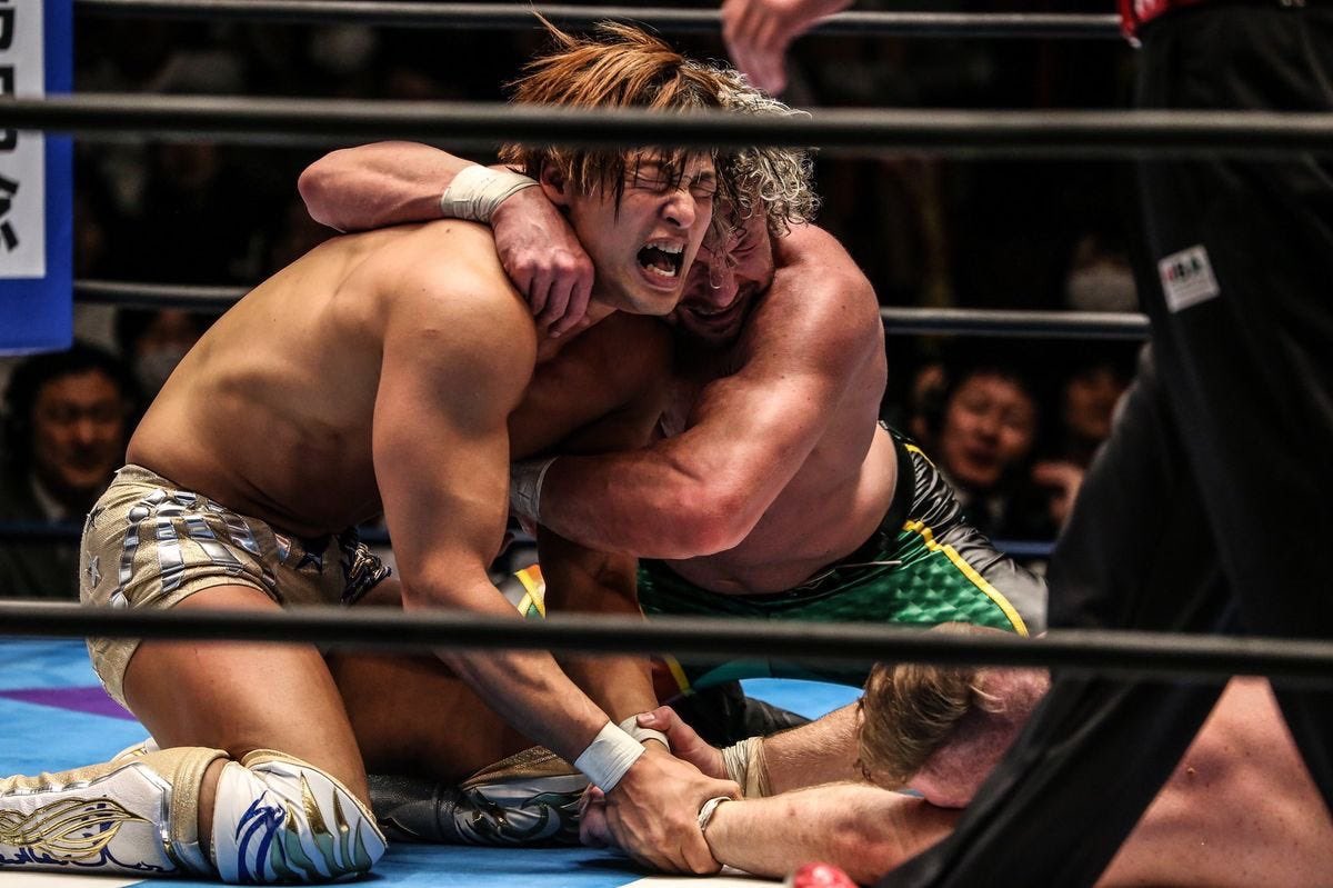embestar's tweet photo. Two new chapters in my Golden☆Lovers series are now available! 🌟

https://t.co/q9jkMlKGai

Covering Sep 2018-July 2022: G☆L wraps up their time in NJPW and AEW begins, separating the lovers once again. Kenny is depressed &amp; despite the distance, they have eerily similar runs 🤔 https://t.co/8DxyyqC7Aj