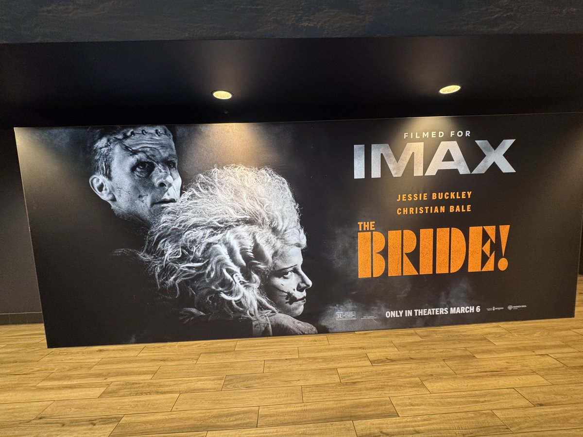 #TheBride: Maggie Gyllenhaal’s maximalist, romantic gothic horror taking the iconic story from Mary Shelley of Frankenstein and creating a Joker: Folie à Deux energy in here that works as it grapples with the feminine lens that crafted this original tale. When I saw the film last