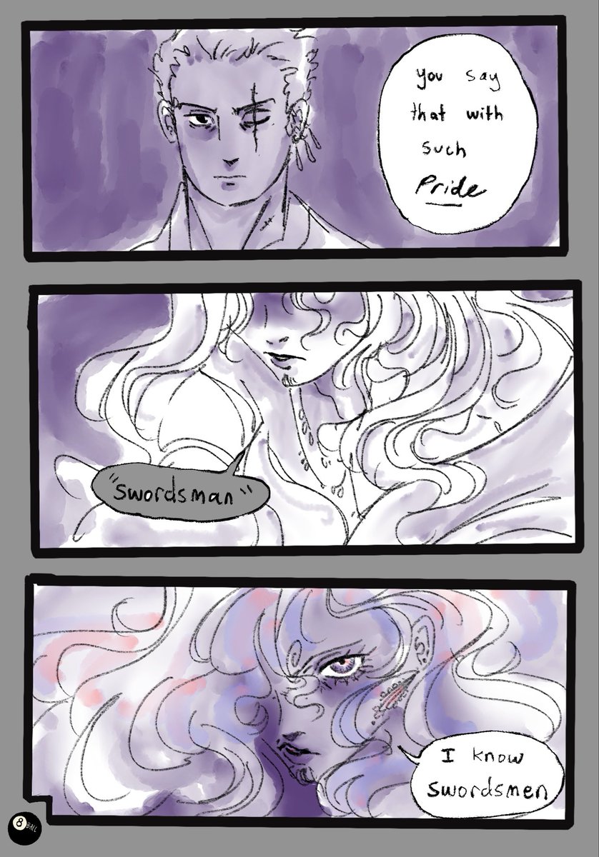 8balldoodles's tweet photo. Real old stuff from when I was playing with the idea of Sanji as a Wano courtesan https://t.co/Gno6nZed5h