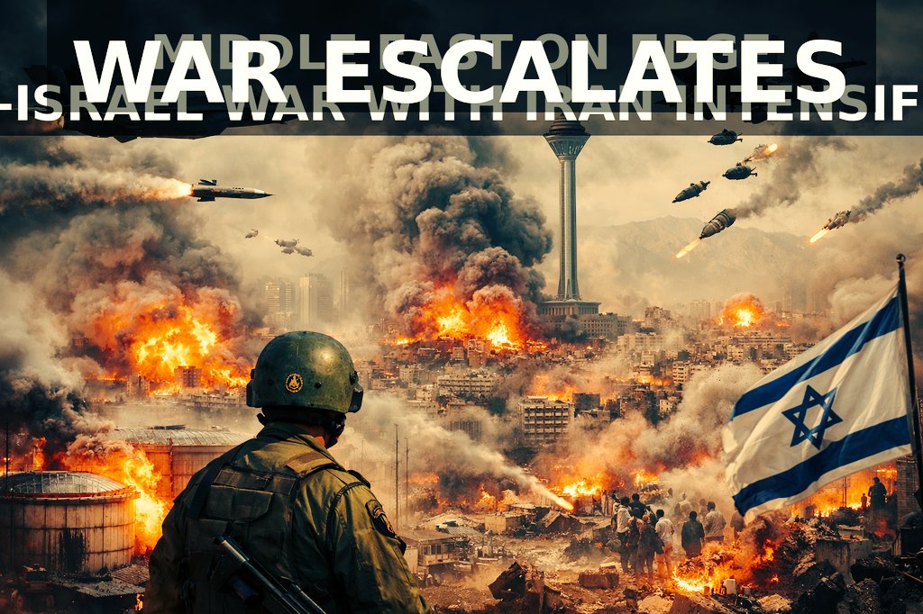 KaranIndia99's tweet photo. ⚠️ Middle East on Edge: US–Israel War With Iran Intensifies

#USIsraelWar on Iran has entered its second week with escalating strikes.

# Donald Trump warned of “very hard” attacks and demanded Iran’s unconditional surrender.

# Iranian President Masoud Pezeshkian rejected the demand, saying Iran will never capitulate.

# Israel claims to have hit IRGC fuel depots in Tehran.

# The US approved $650M worth of bombs (20,000+ munitions) for Israel, bypassing Congress.

# Missile fragments injured civilians in Bahrain, while drones struck near a Peshmerga base in Iraq.

# Israel also carried out airstrikes in Lebanon, killing at least two people.

# Countries including Spain are evacuating embassy staff from Tehran, while Oman urges diplomacy to stop the war.

🌍 The conflict is spreading across the region, raising fears of a wider Middle East war.

#IranWar #MiddleEast #IsraelIran #BreakingNews
