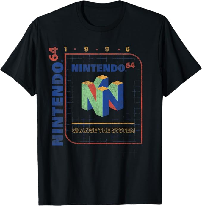 gamingbuys's tweet photo. Nintendo 64 Vintage T-Shirt is available on Amazon https://t.co/BvIdHI6sMK https://t.co/QfJFx5beWK