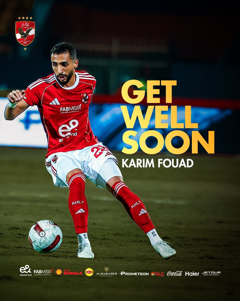 AlAhlyEnglish's tweet photo. Get well soon Champ ❤️💪🏼 https://t.co/BpAdeSaO3T