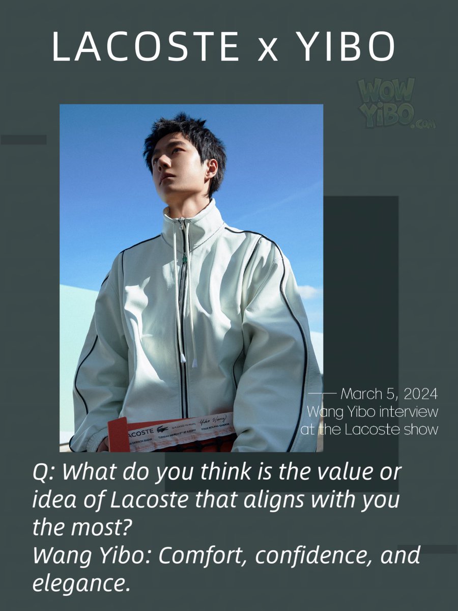 WOWYIBO_王一博采访集 (@wowyibo_com) / Posts / X