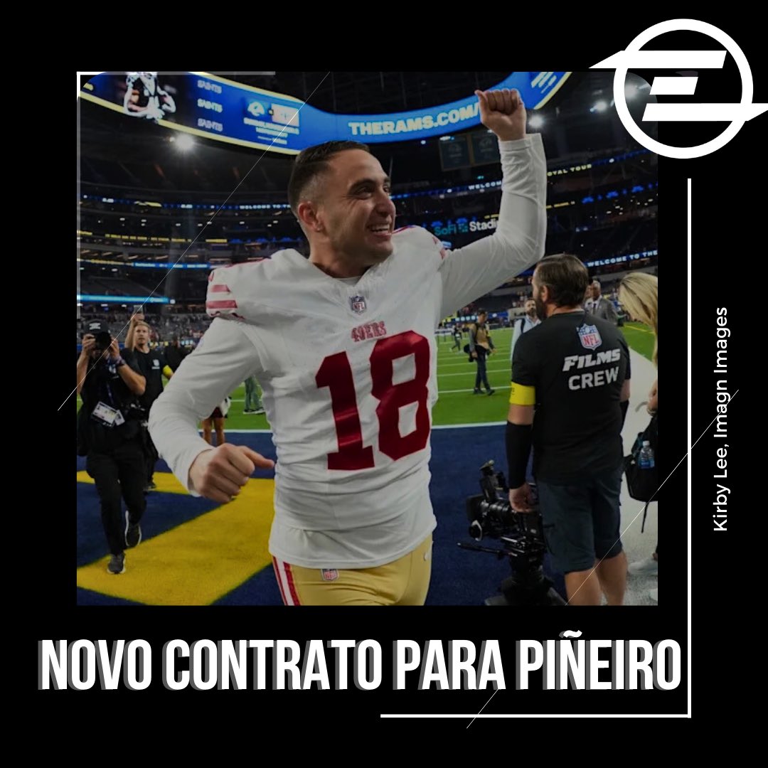 San Francisco 49ers deu ao K Eddy Piñeiro um novo contrato de 4 anos no valor de US$ 17 milhões com US$ 10 milhões garantidos.
Piñeiro chegou aos Niners na semana 2 de 2025 e conseguiu 31 de 32 field goals e 36 de 41 extra points contando temporada regular e pós temporada.