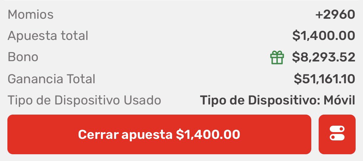 🐺 PARLAY SOÑADOR $1,400 >>> $51,000

400 ❤️ Y LO DEJO GRATIS

EMPIEZA EN 20 MINUTOS…