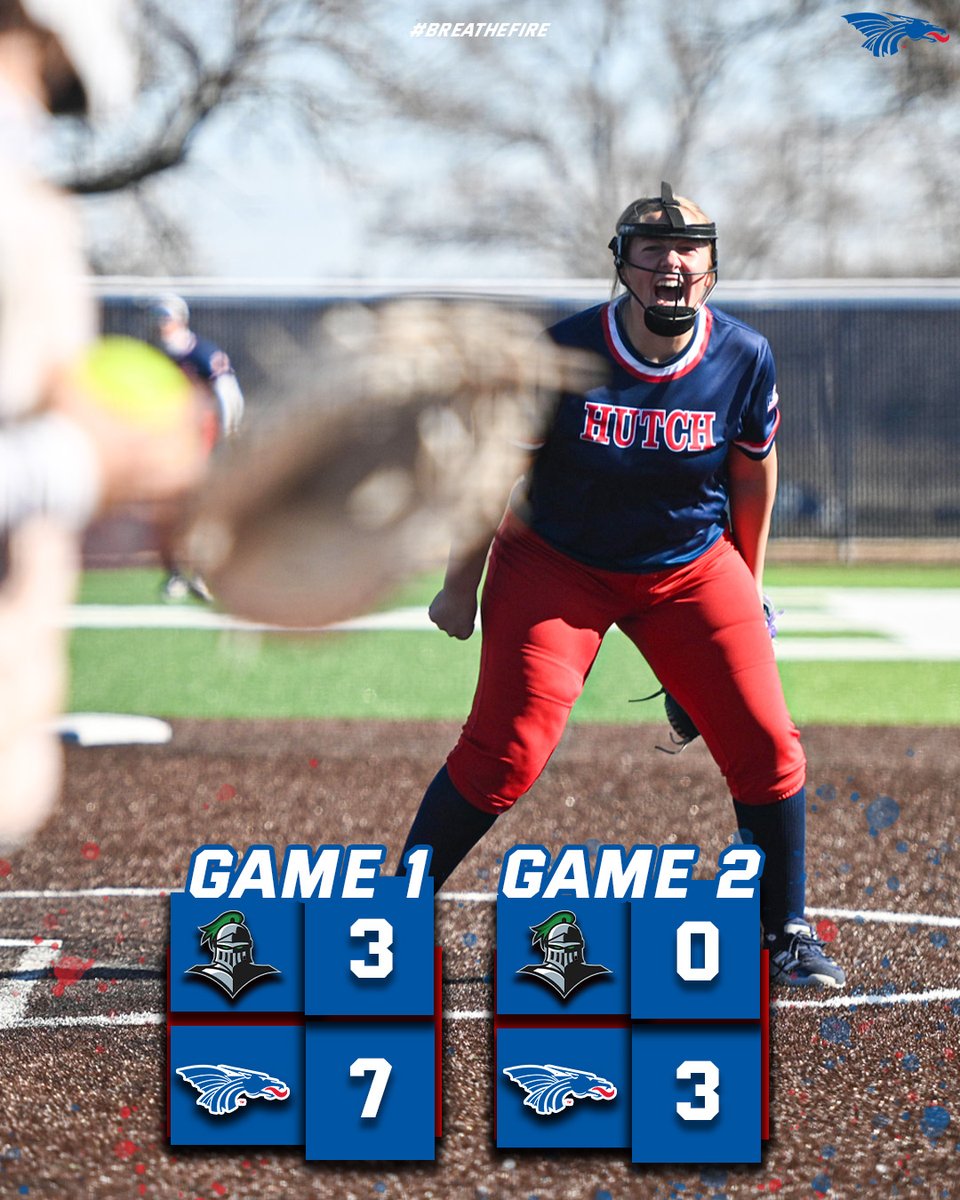 .<a href="/HutchSoftball/">HUTCH SOFTBALL</a> sweeps Seward County today to improve to 4-0 in conference play, 15-5 overall!

Next up: at Barton on Wednesday. #BreatheFire