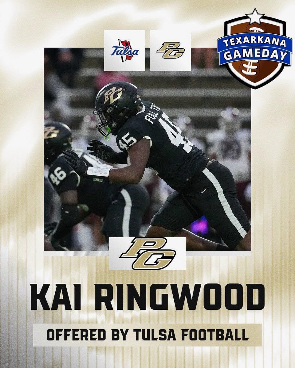 bigKaiR's tweet photo. #AGTG After a great Jr day and conversation with @H_Gray94 i’m blessed to receive my first D1 offer from @TulsaFootball 
@Coach_JDarby 
@DLCoachHenry_56 
@CoachYancey16 https://t.co/wFXTFLLa7P