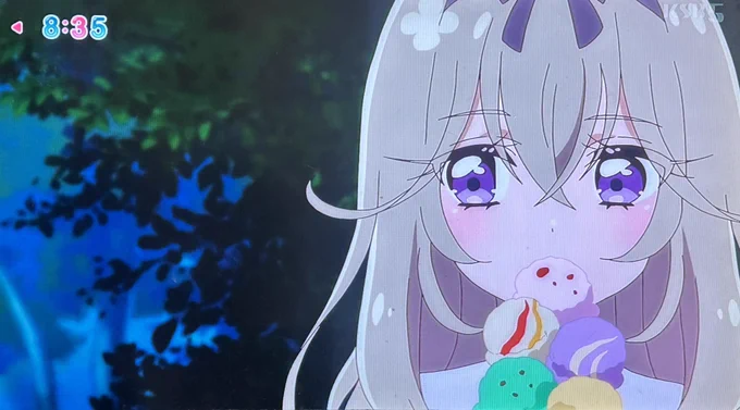 速報 森亜るるか、二週間ぶりにアイスを食す #名探偵プリキュア #たんプリ #precure