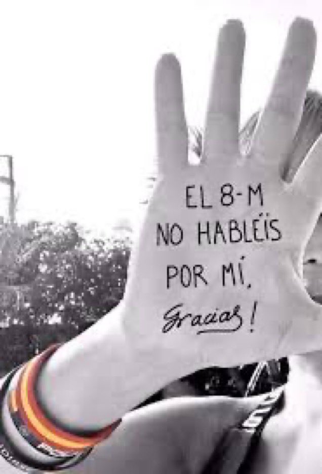 👉Hoy 8M, me alegro que al igual que yo, muchas mujeres no formamos parte de este chiringuito que tienen montado.
Es todo un CIRCO!!!!