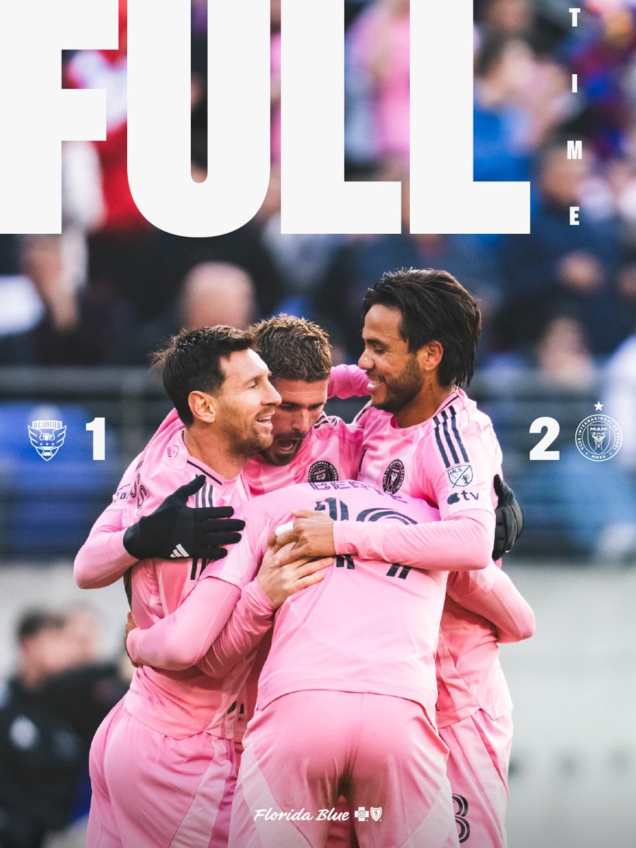 InterMiamiCF's tweet photo. Three points secured 💪💗 https://t.co/hVYu4fVKwa
