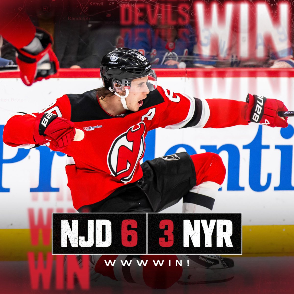 NJDevils's tweet photo. That's showbiz, baby!