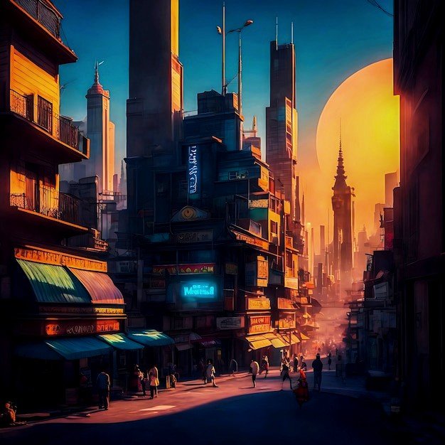 Kyo goes out on a morning jog around the city greeting the shopkeepers.

After finishing his jog, Kyo travel to his new training ground, the Green Valley to start his exercises and training there for the day.