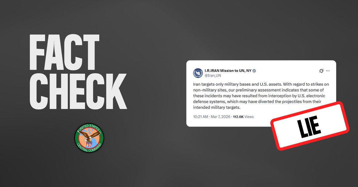 U.S. Central Command tweet media