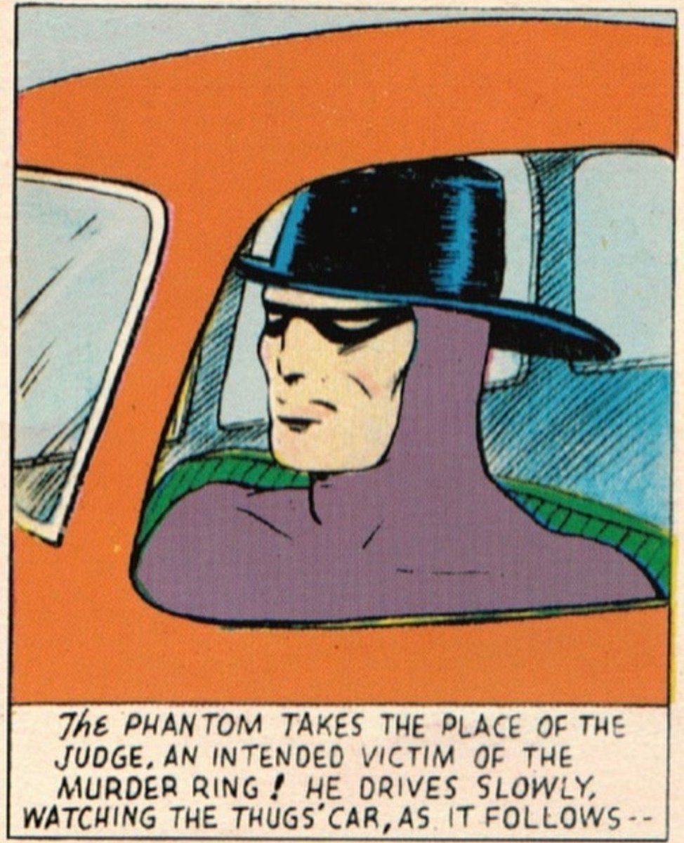 IntoWeird's tweet photo. Hell, if glasses work for Superman, then I guess The Phantom's got nothing to worry about with that fedora #DailyPanelofWeird https://t.co/FimIhOflaz