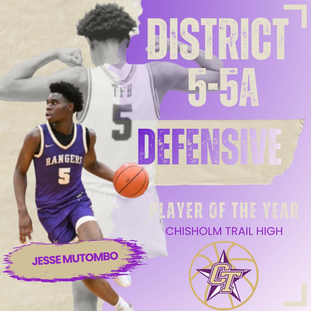 CTHS_Hoops's tweet image. @ChisholmTrailHS @emsisdathletics Congratulations to our own Jesse Mutombo for being selected  25-26 District 5-5A Defensive POY!!  #TFB #Back2Work

@hoopinsider @GASOMass @TexasHoopsGASO  @dfwvarsity
