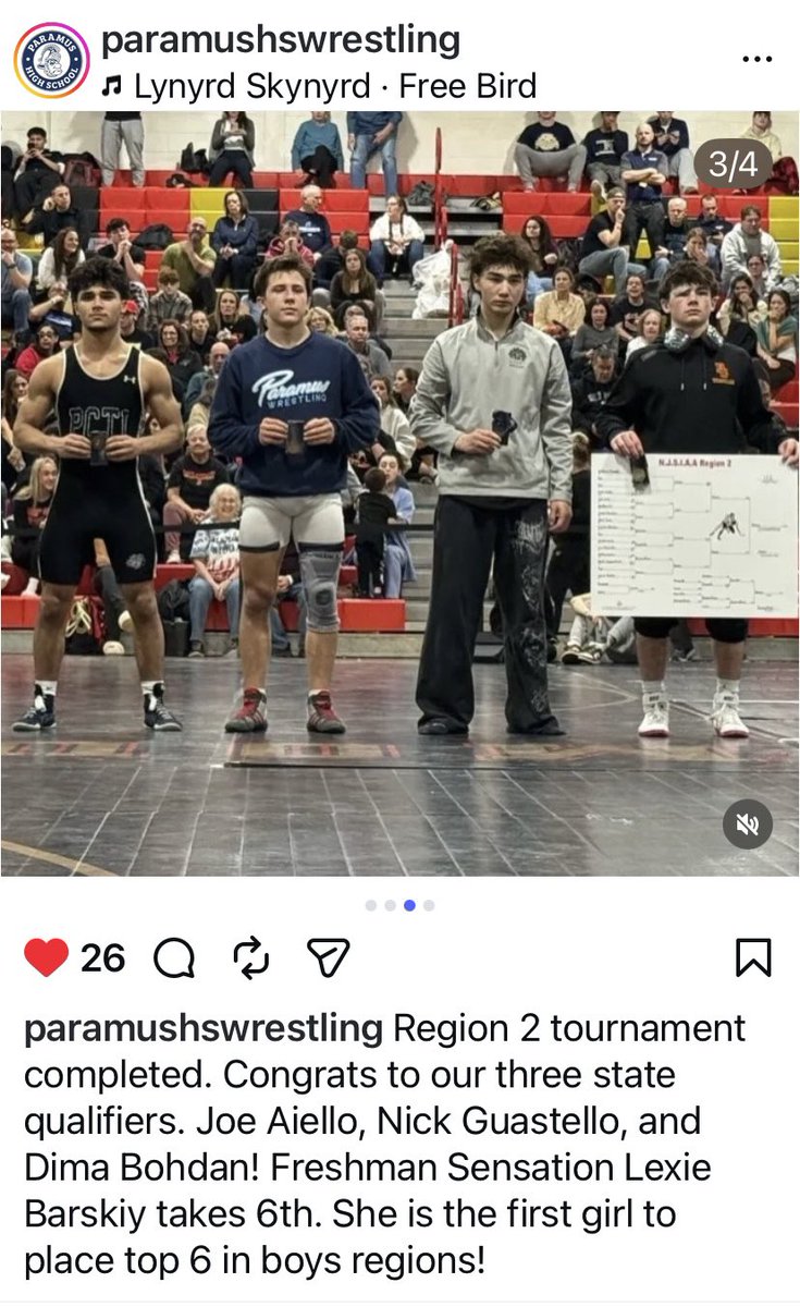 Paramus HS Wrestling tweet media
