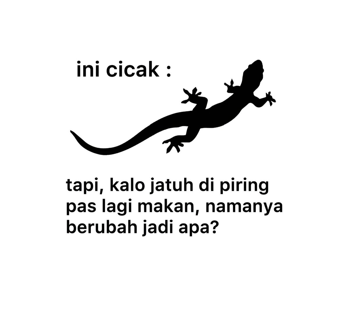 Anggunkio's tweet image. Apalagi pas buka puasa jadi cicak geprek 😆🤣 #lucu #kocak #viralvideo #fyp #quotes