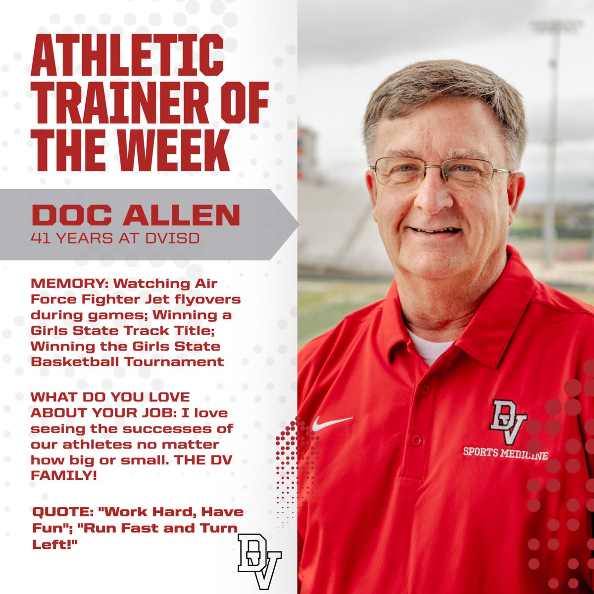 DV Athletic Trainers tweet media