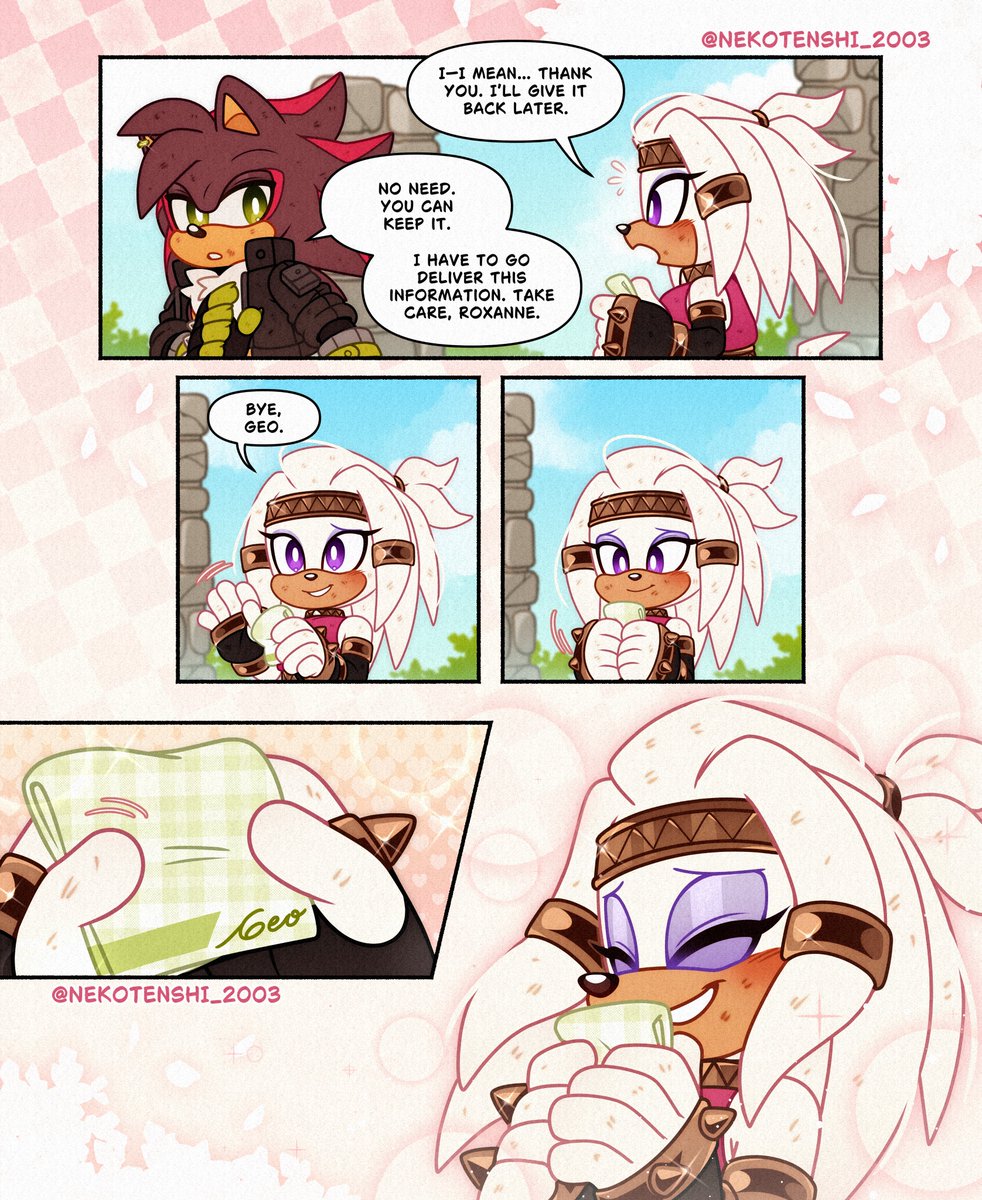 Geo x Roxanne😯💕!?
#Sonicfankids #Knuxouge #Shadoko #Oc #SonicAu