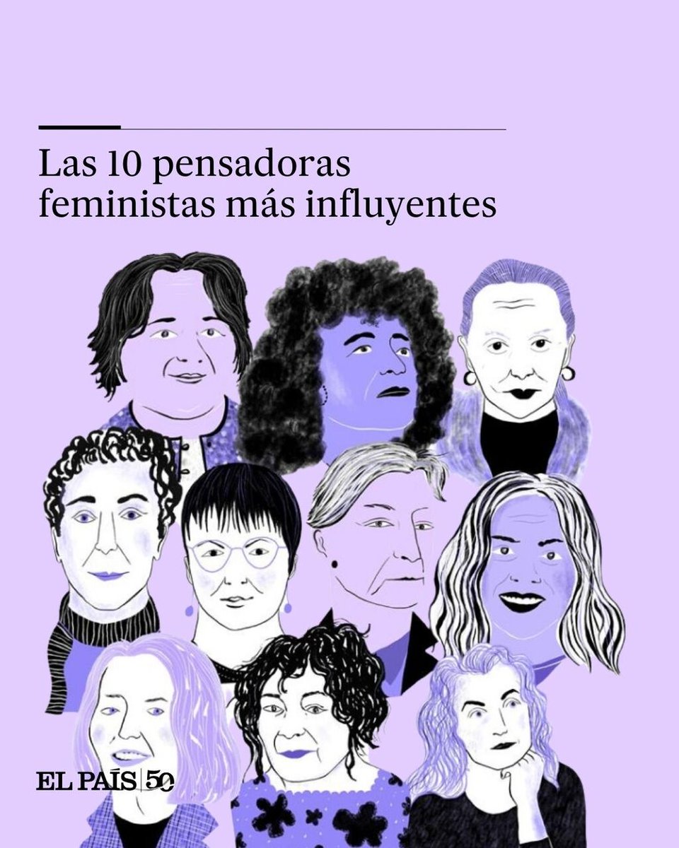 Las 10 pensadoras feministas más influyentes 

Sus ideas lideran los debates del feminismo. Las pensadoras más votadas de esta lista representan muchas de las corrientes de un movimiento plural que sufre ataques sin precedentes

tinyurl.com/3cjsk8sf